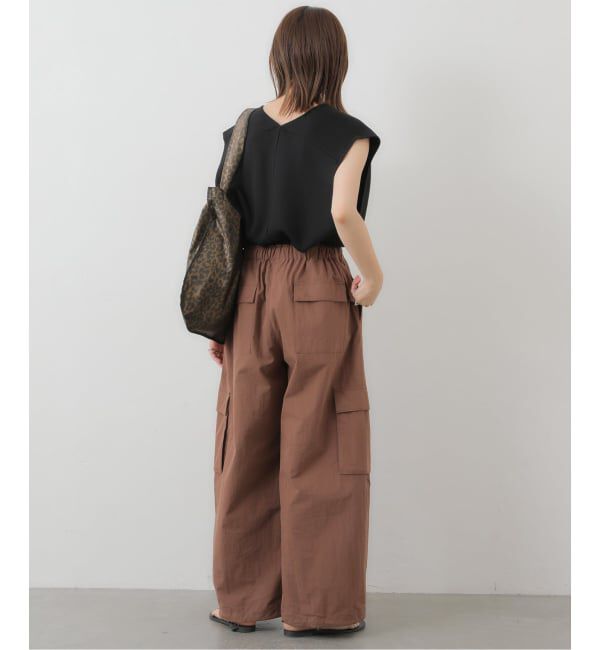 SLOBE IENA「《追加予約》CNドレープポプリンカーゴパンツ」|カーゴ|