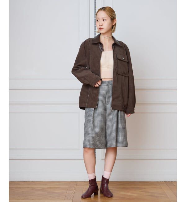 IENA LA BOUCLE「BAUM UND PFERDGARTEN  BELINE フェイクレザージャケット 24923」|その他|