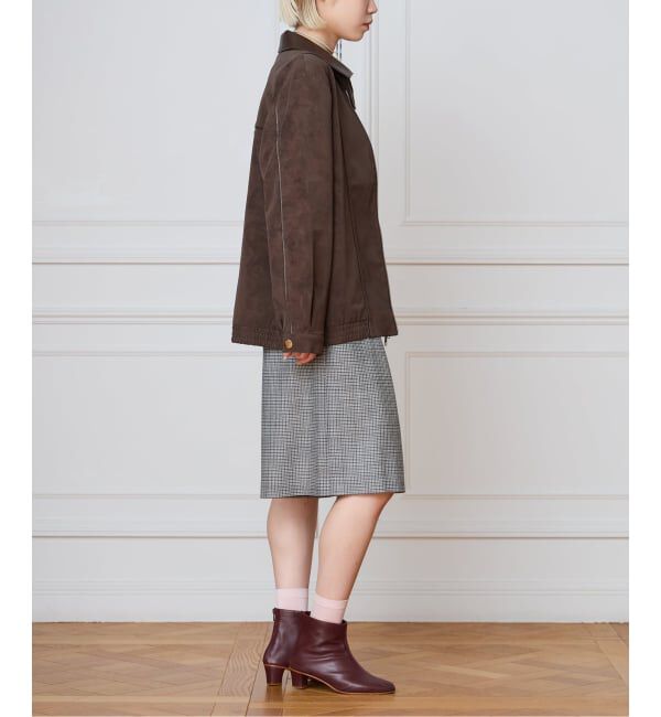 IENA LA BOUCLE「BAUM UND PFERDGARTEN  BELINE フェイクレザージャケット 24923」|その他|