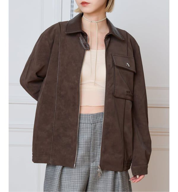IENA LA BOUCLE「BAUM UND PFERDGARTEN  BELINE フェイクレザージャケット 24923」|その他|