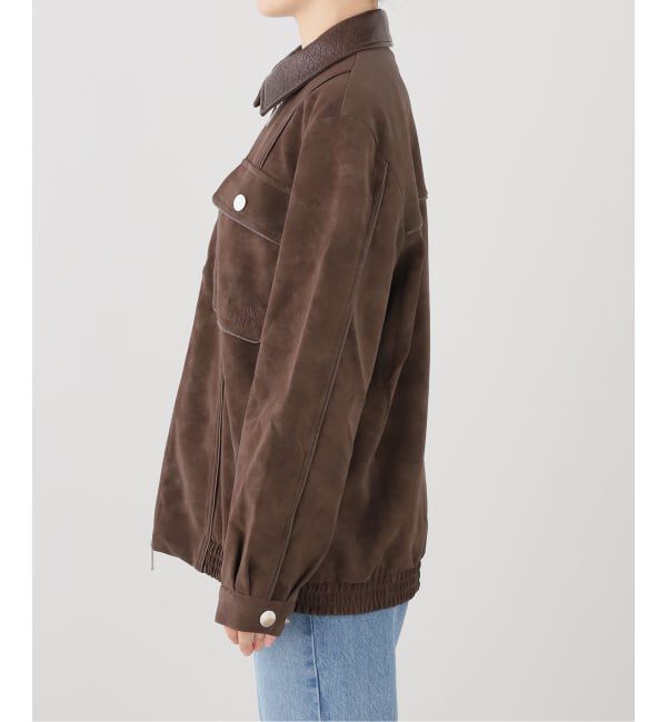 IENA LA BOUCLE「BAUM UND PFERDGARTEN  BELINE フェイクレザージャケット 24923」|その他|