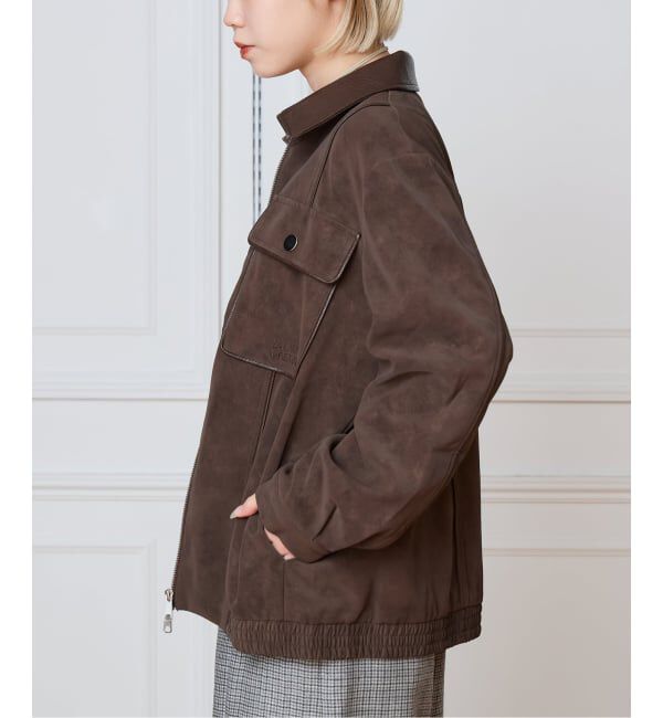 IENA LA BOUCLE「BAUM UND PFERDGARTEN  BELINE フェイクレザージャケット 24923」|その他|