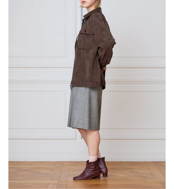 IENA LA BOUCLE「BAUM UND PFERDGARTEN  BELINE フェイクレザージャケット 24923」|その他|