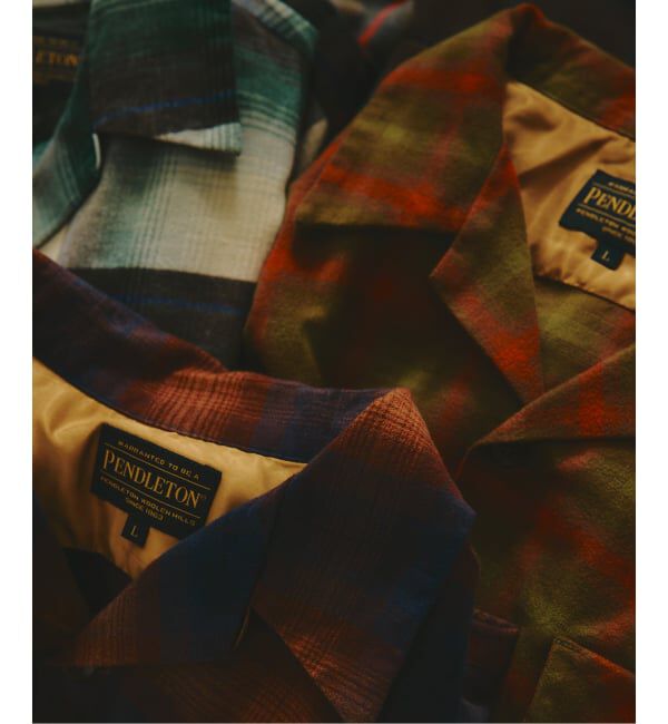 JOURNAL STANDARD relume「《予約》PENDLETON / ペンドルトン 別注 コットン シャギー オープンカラーシャツ」|シャツ・ブラウス|