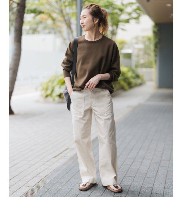 Spick and Span「《追加》ルーズベイカーパンツ」|カーゴ|