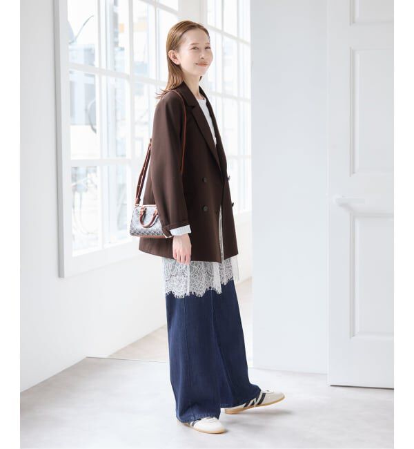 U by SPICK&SPAN「リバーシブルレースキャミソール」|キャミソール|