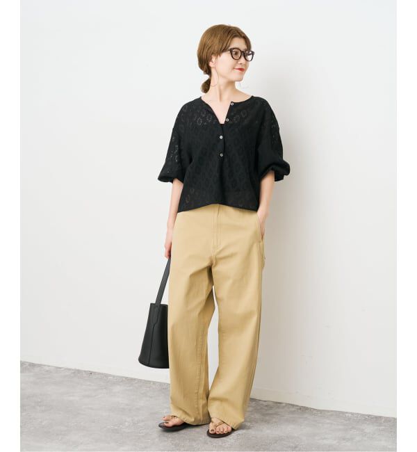 Spick and Span「《WEB限定 / 追加》レースボレロブラウス」|シャツ・ブラウス|
