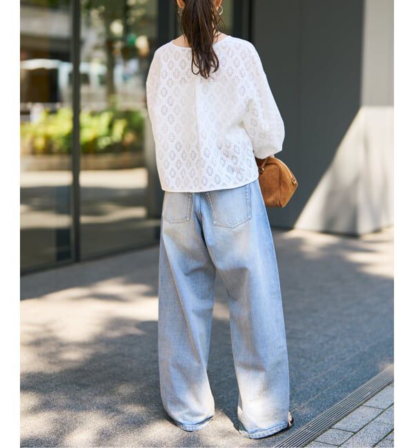 Spick and Span「《WEB限定 / 追加》レースボレロブラウス」|シャツ・ブラウス|