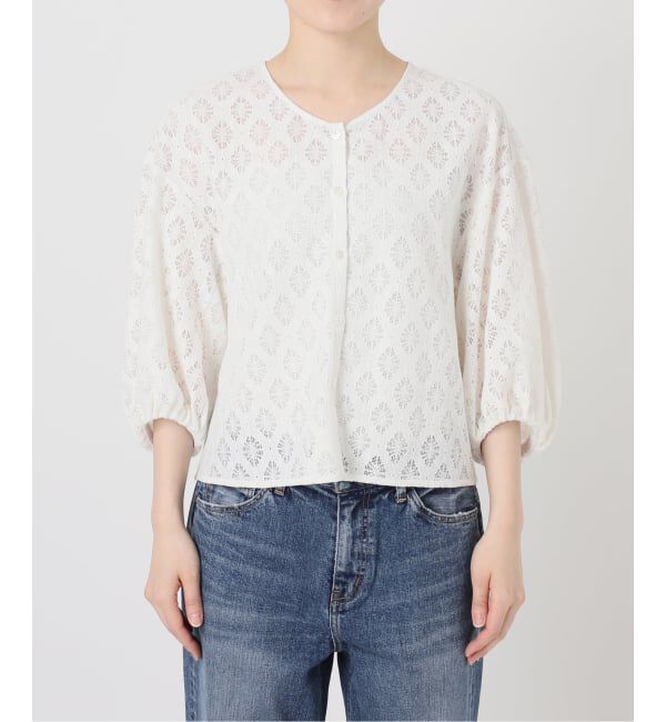 Spick and Span「《WEB限定 / 追加》レースボレロブラウス」|シャツ・ブラウス|