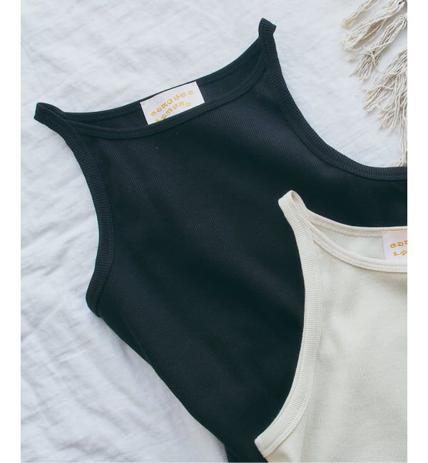 U by SPICK&SPAN「CaRouseLamBRa｜ケラウズランブラ BOAT CAMISOLE」|キャミソール|ブラック