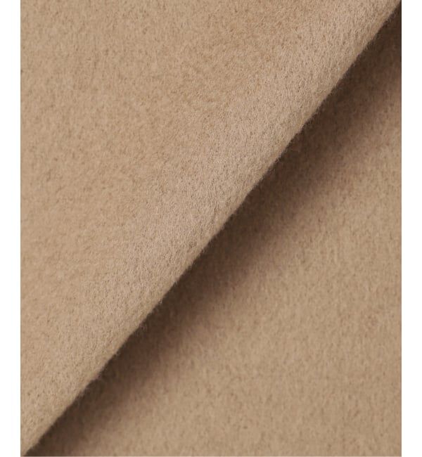 Spick and Span「《WEB限定 / 追加予約》ビーバーニュアンスカラーオーバーコート」|ノーカラーコート|