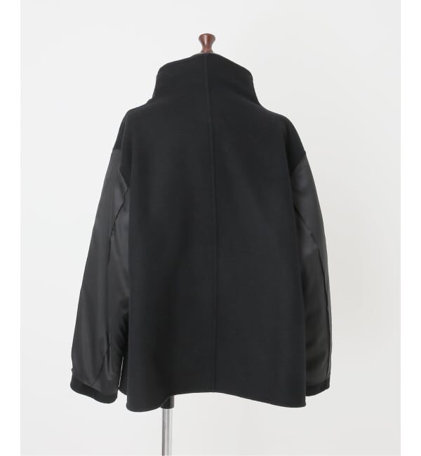 Spick and Span「《予約》ビーバーニュアンスカラーショートコート」|ノーカラーコート|