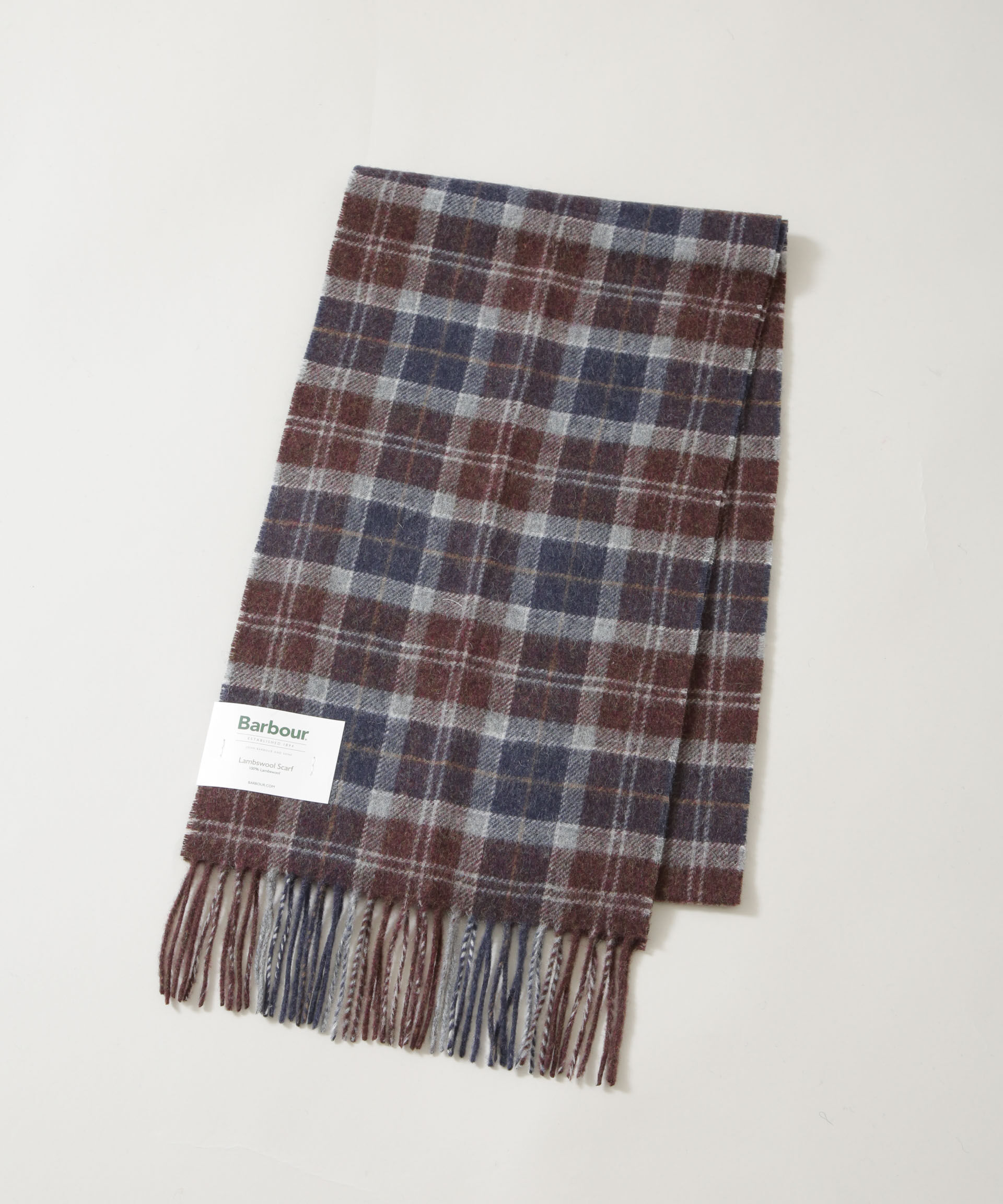 nano･universe「Barbour/BARBOUR TARTAN LAMBSWOOL SCARF」|マフラー|パターン43