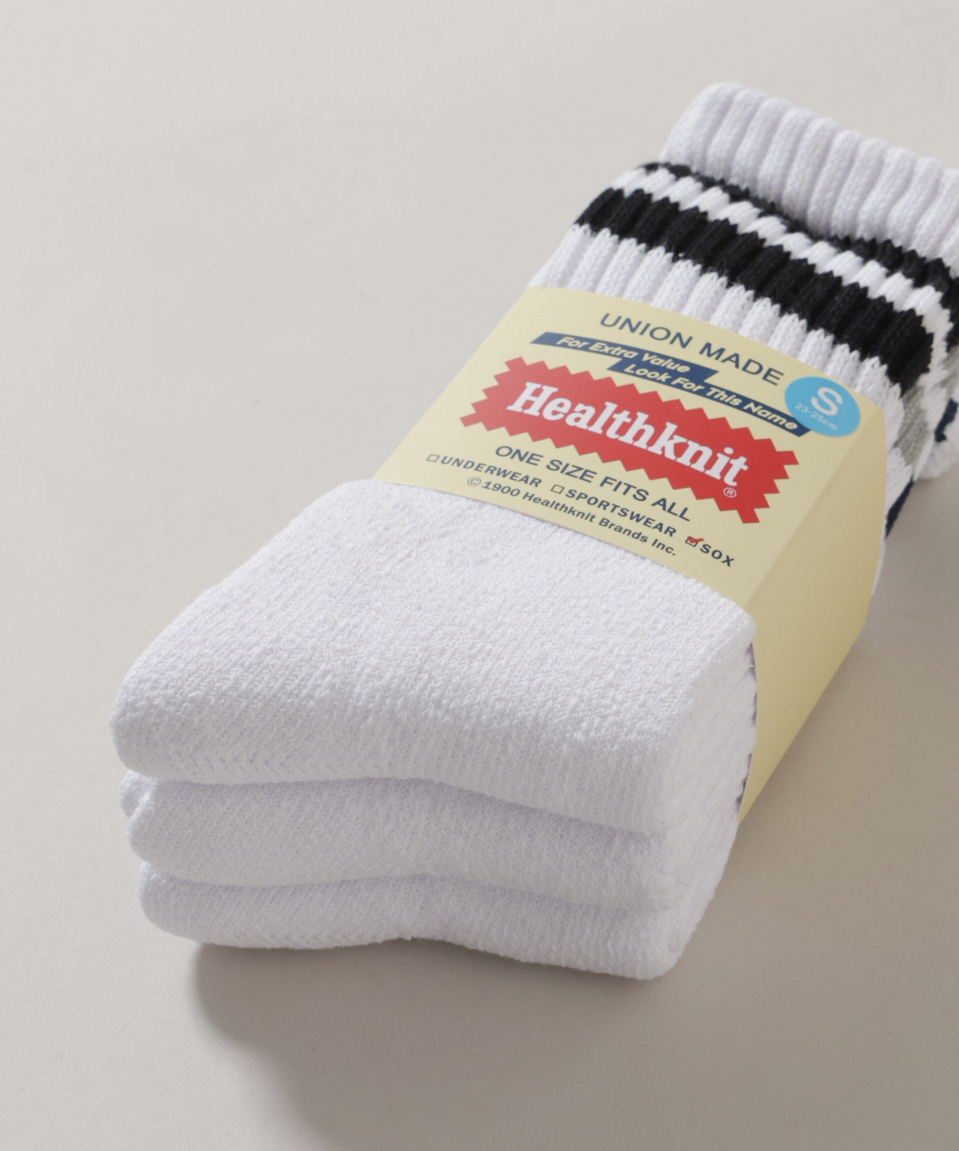 nano･universe「Healthknit/シンカー2本ラインSOX 3足set」|ソックス|