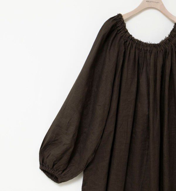 NOLLEY'S sophi「【WALANCE/ワランス】natural dye linen balloon sleeve dress」|ワンピース|