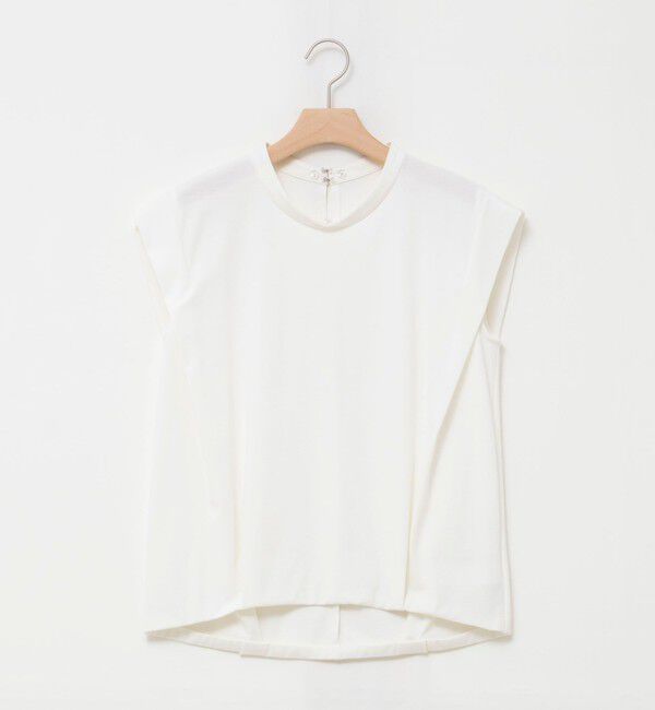 NOLLEY'S「《セットアップ対応/接触冷感》【BECシリーズ】ウォッシャブルハイスペックジャージノースリーブ」|Tシャツ・カットソー|