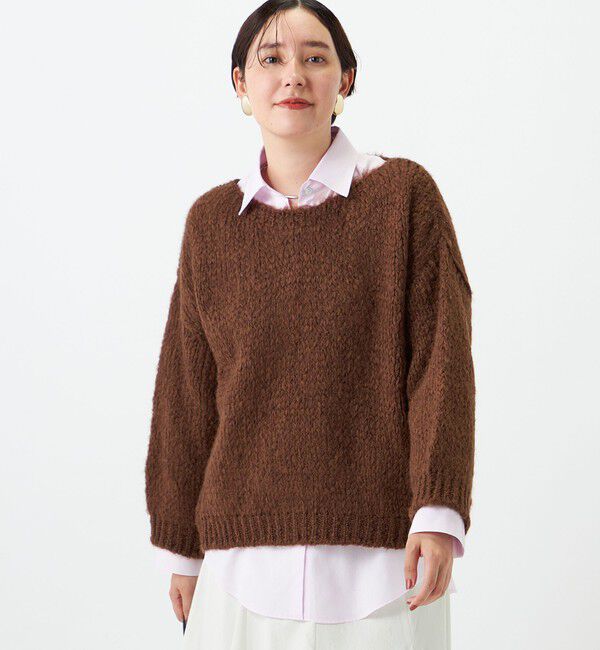NOLLEY'S「【WEB限定】【Tricots Jean Marc】SESAMY」|ニット・セーター|ブラウン