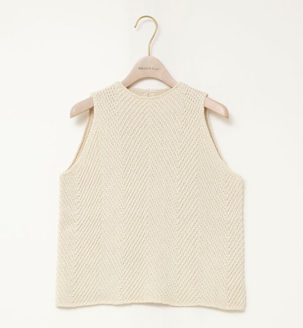 NOLLEY'S sophi「《セットアップ対応》【WALANCE/ワランス】paper knit sleeveless top」|ニット・セーター|