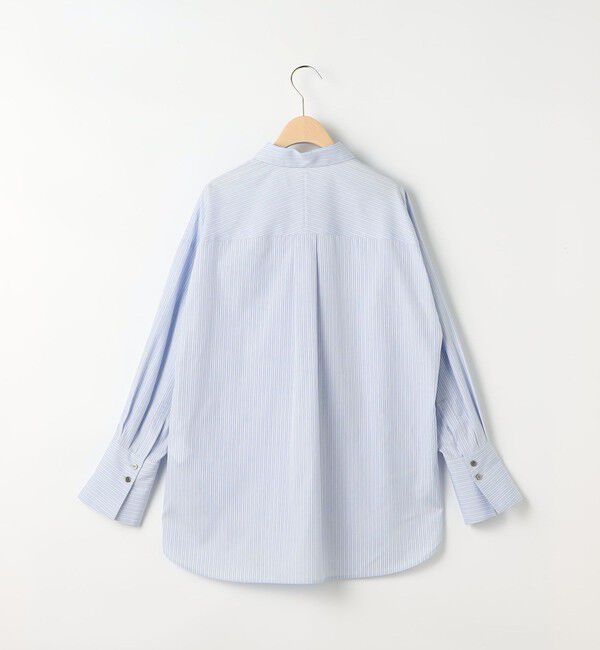 NOLLEY'S sophi「ウォッシャブル120/2ストライプオーバーシャツ」|シャツ・ブラウス|