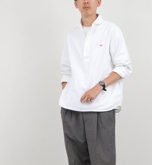 NOLLEY'S goodman「【DANTON/ダントン】ROUND COLLAR P/O SHIRT（DT-B0282 SOX）」|シャツ・ブラウス|