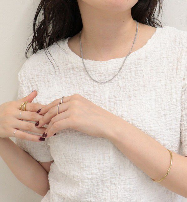 fredy emue「ハシゴチェーンアジャストネックレス」|ネックレス|シルバー