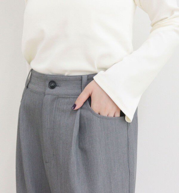 fredy emue「TRタックストレートパンツ」|チノ|