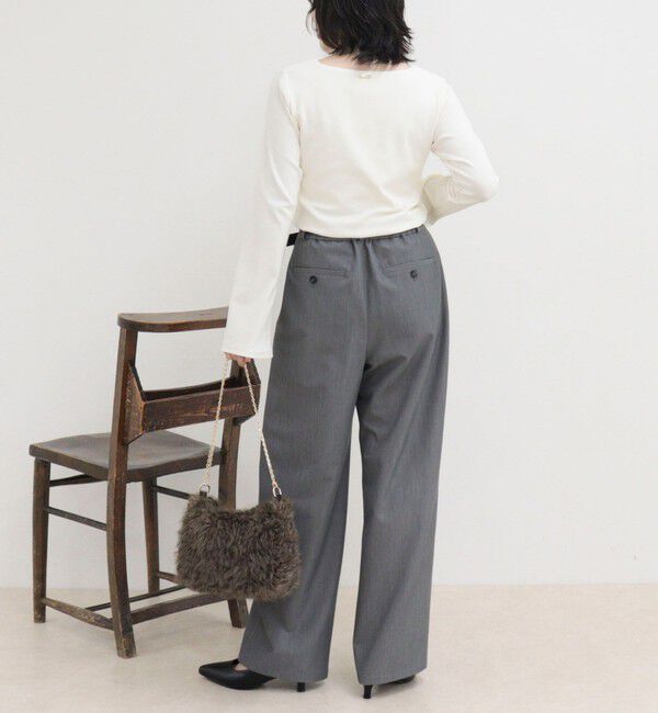 fredy emue「TRタックストレートパンツ」|チノ|