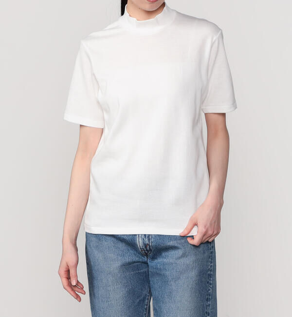  「ANATOMICA | モックネック Tシャツ WOMEN」|Tシャツ・カットソー|