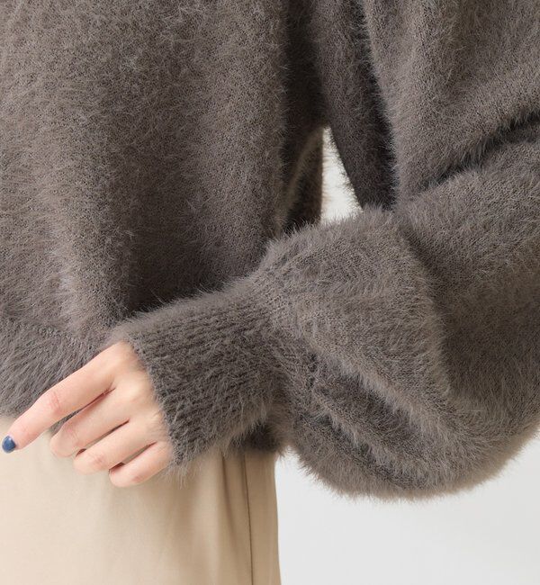  「【Nuel/ヌエル】キーネックホックカーディガン」|ニット・セーター|