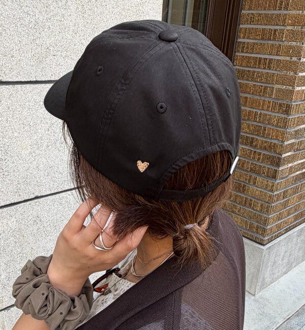  「【SAKURA企画】【WEB限定】 UVカットハート刺繍キャップ」|ハット|
