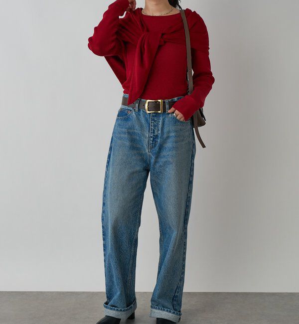  「【MONN.:.】【3サイズ展開】OKAYAMAストレートデニム」|デニム|