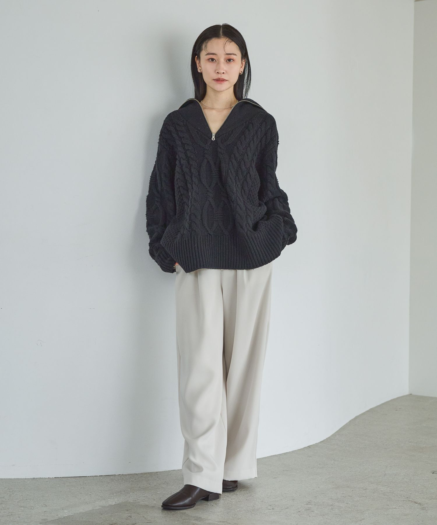 A part by 「【洗える・シワになりにくい】きれいめイージーストレートパンツ」|その他|