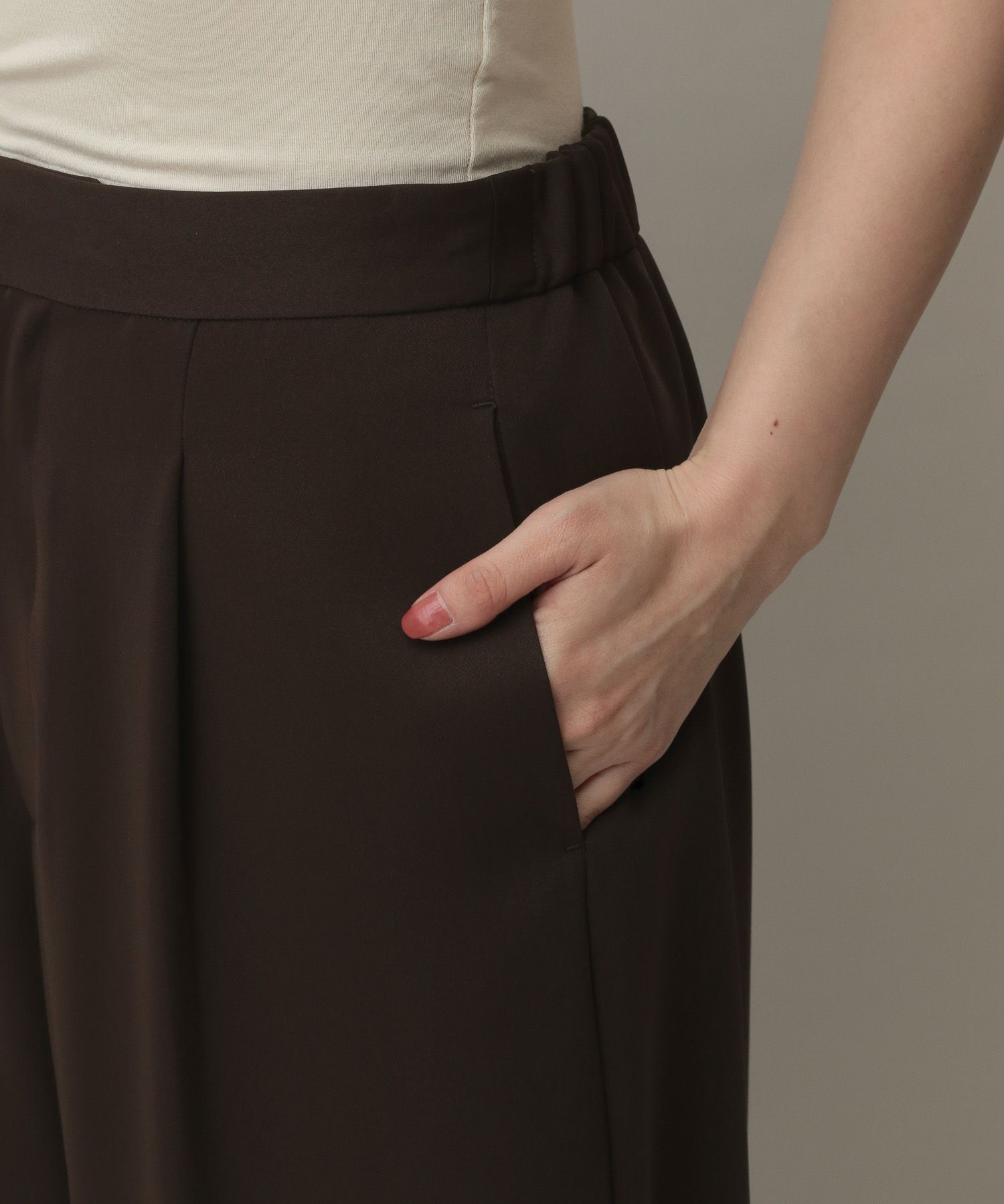 A part by 「【洗える・シワになりにくい】きれいめイージーストレートパンツ」|その他|