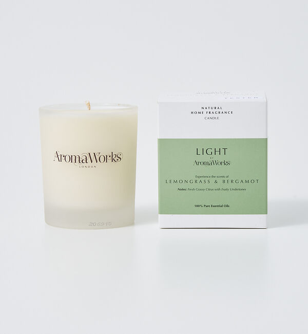 collex「【Aroma Works】 グラス入りキャンドルM」|アロマ・ルームフレグランス|