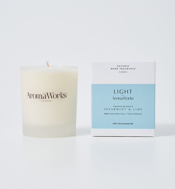 collex「【Aroma Works】 グラス入りキャンドルM」|アロマ・ルームフレグランス|