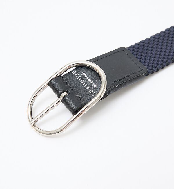 ABAHOUSE「【ABAHOUSE　les essentiels】リバーシブルゴムメッシュベルト」|ベルト|