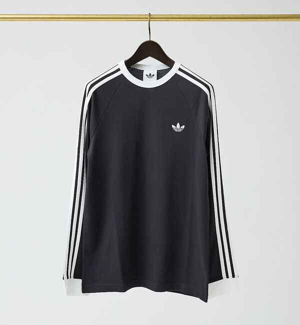 ABAHOUSE「【adidas originals/アディダスオリジナルス】THREE STRI」|Tシャツ・カットソー|ブラック