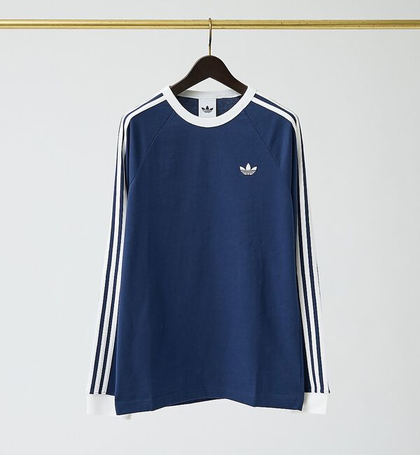 ABAHOUSE「【adidas originals/アディダスオリジナルス】THREE STRI」|Tシャツ・カットソー|ダークネイビー