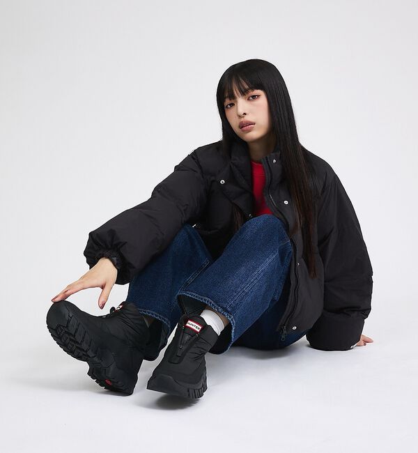 Rouge vif「【HUNTER/ハンター】INTREPID WANDERER SNOW BOOT」|ショートブーツ|