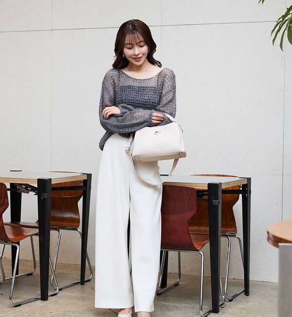 LOWELL things「【再入荷/ちばゆかさんコラボ】3WAYスクエアハンドバッグ」|ハンドバッグ|