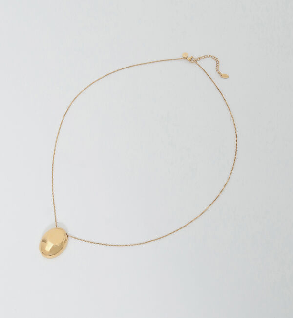 Liesse「【PETIT MOMENTS/プティ・モーメント】Oval Charm Necklace」|ネックレス|ゴールド
