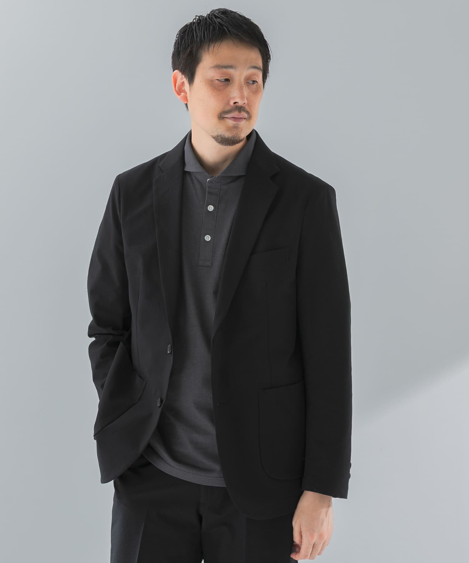 URBAN RESEARCH DOORS「『ｲｰｼﾞｰｹｱ』LIFE STYLE TAILOR ｼｱｻｯｶｰｺﾝﾌｫｰﾀﾌﾞﾙｼﾞｬ 」|その他|ブラック