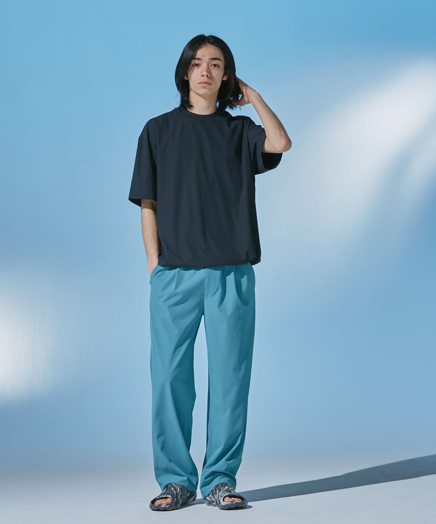URBAN RESEARCH DOORS「『UR TECH』サマシェア ショートスリーブプルオーバー」|Tシャツ・カットソー|