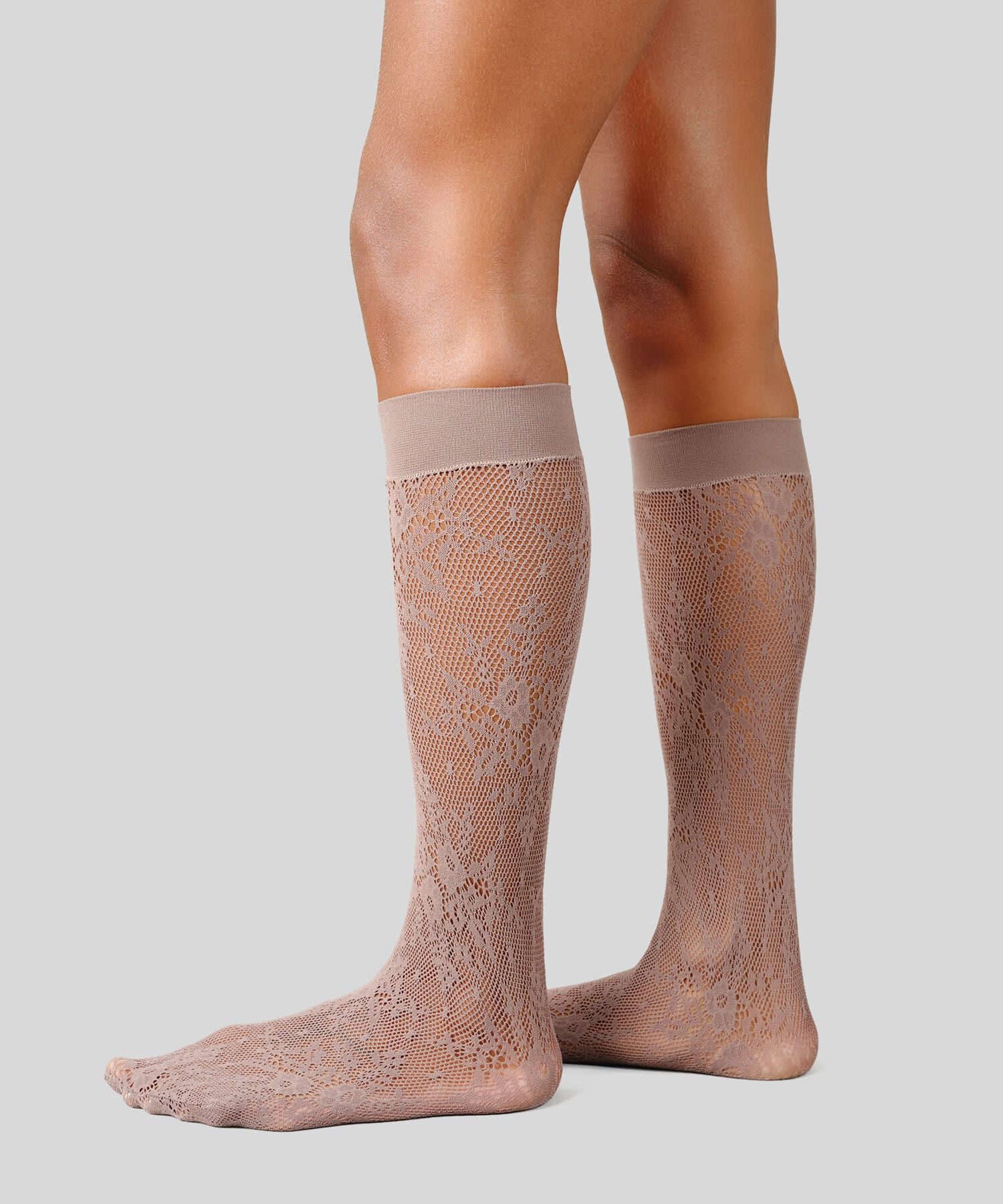 URBAN RESEARCH「SWEDISH STOCKINGS　ROSA LACE KNEE HIGHS」|ソックス|グレー系その他