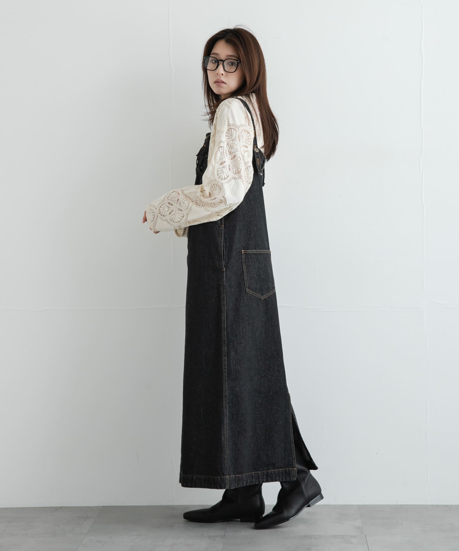 Sonny Label 「デニムキャミジャンパースカート」|ジャンパースカート|