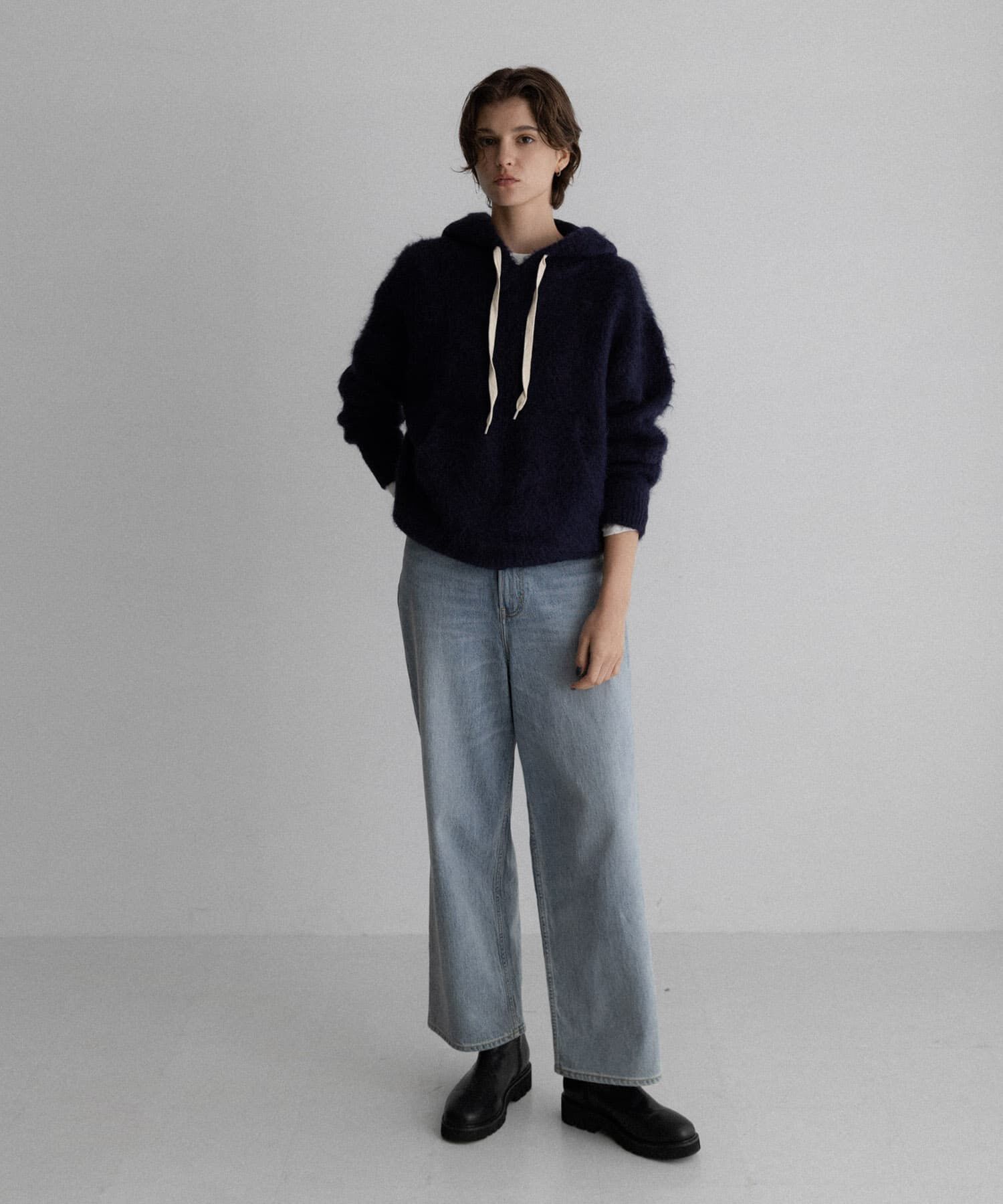 Sonny Label 「フーディシャギーニットプルオーバー」|ニット・セーター|