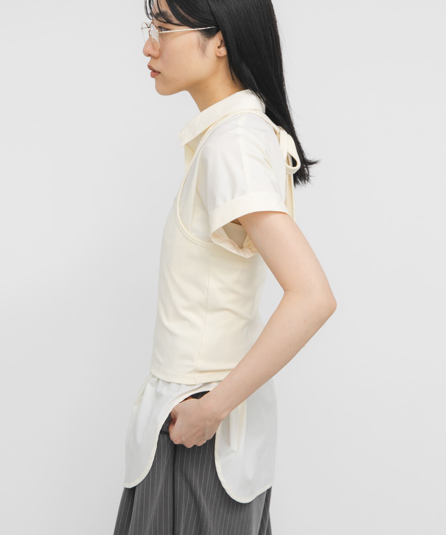  「『STAFF DESIGN PROJECT』ホルターネックSETシャツ」|シャツ・ブラウス|