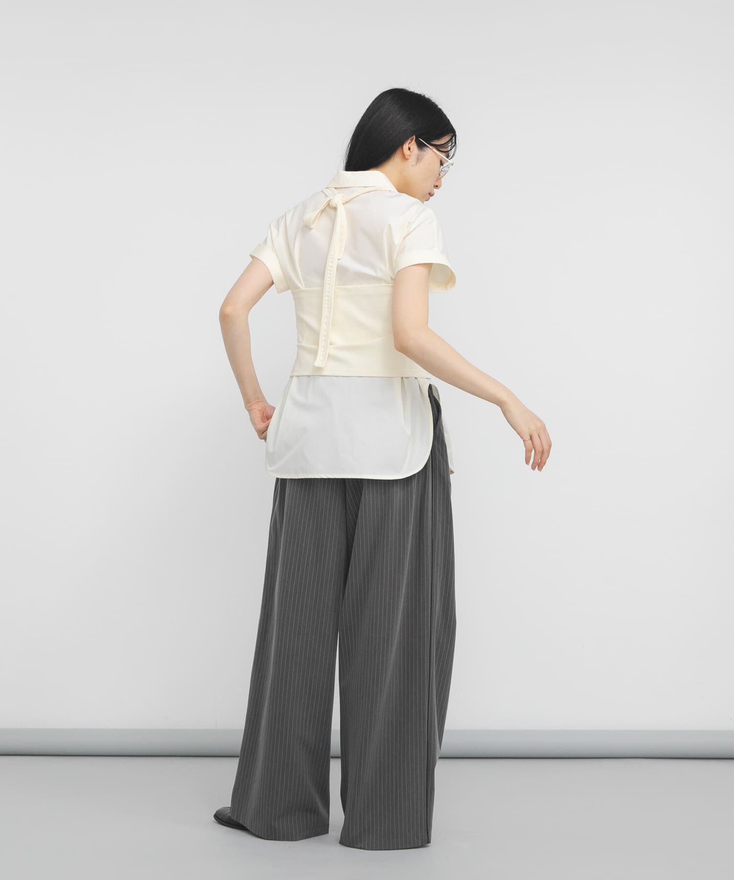  「『STAFF DESIGN PROJECT』ホルターネックSETシャツ」|シャツ・ブラウス|