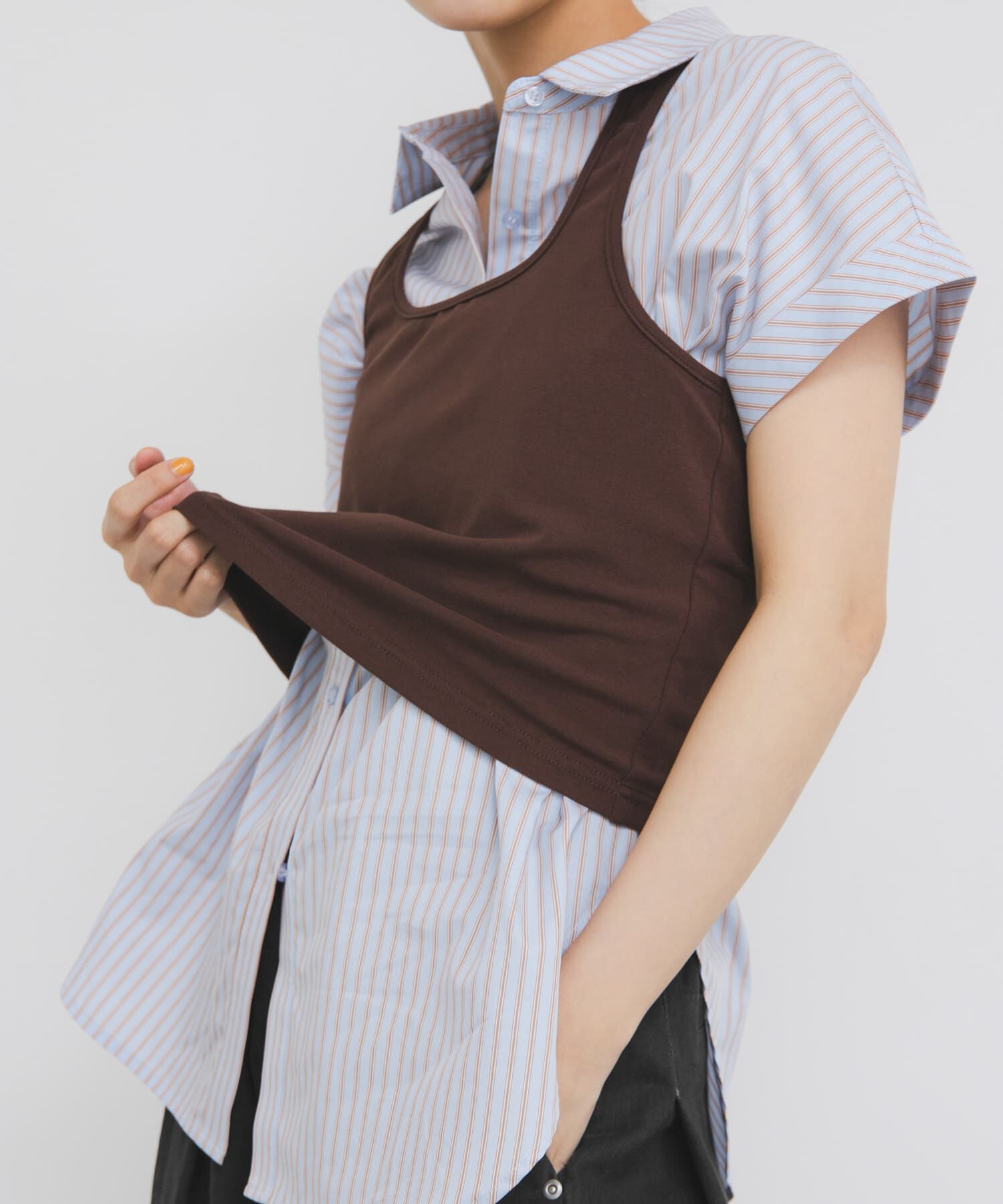  「『STAFF DESIGN PROJECT』ホルターネックSETシャツ」|シャツ・ブラウス|