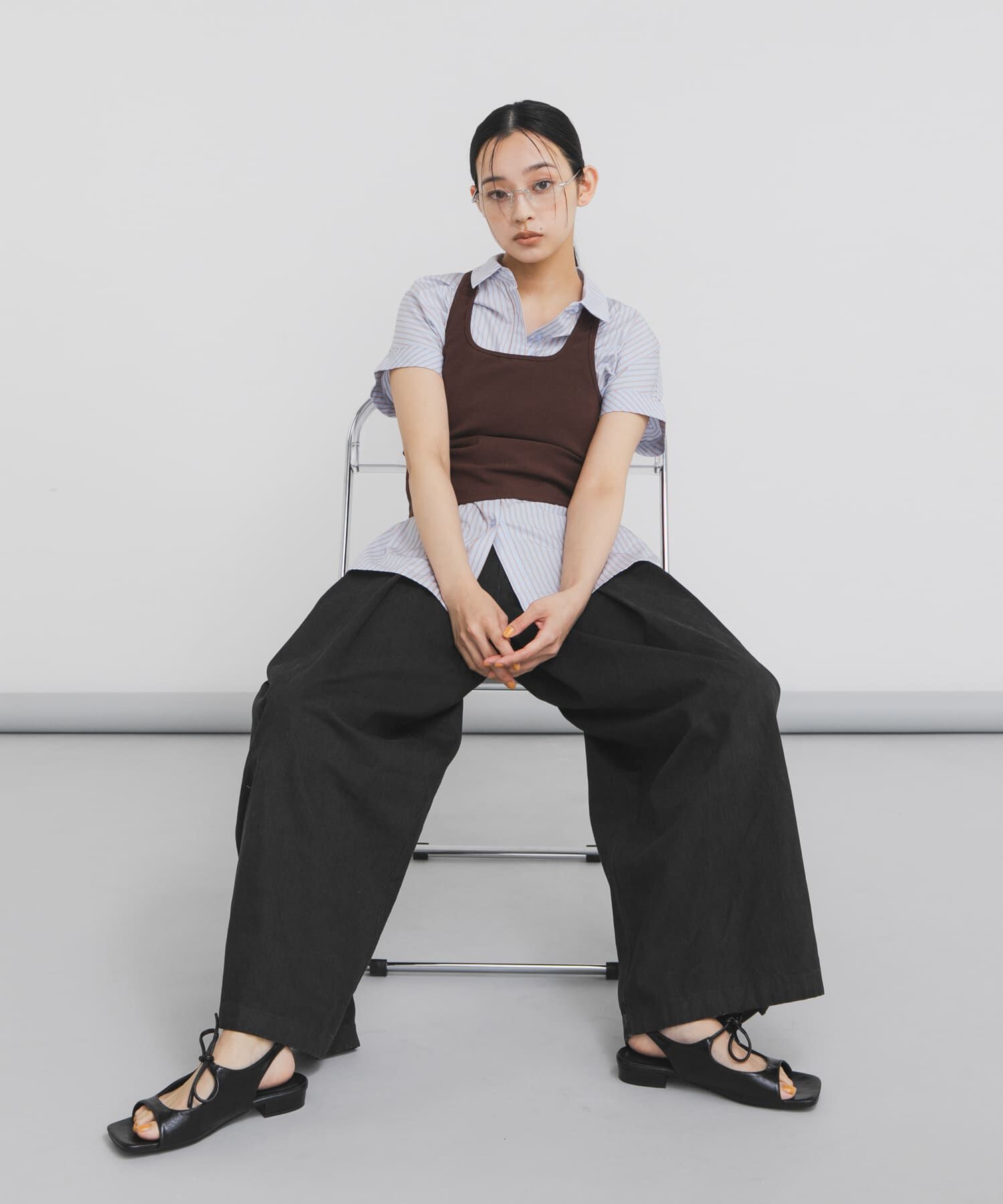  「『STAFF DESIGN PROJECT』ホルターネックSETシャツ」|シャツ・ブラウス|